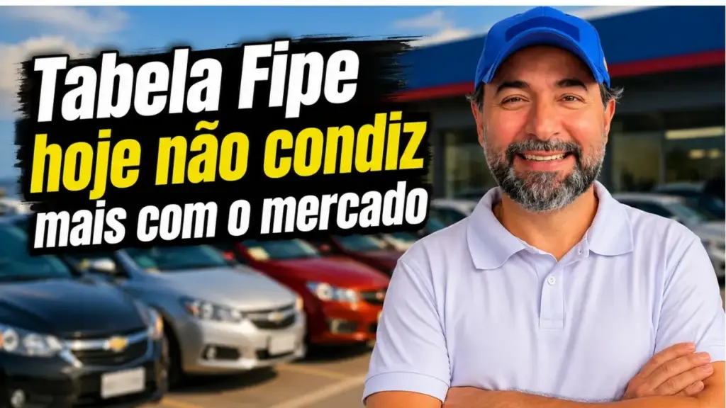 Dono de loja avisa que Tabela Fipe “não condiz mais com o mercado” e diz que seminovo agora precisa custar menos para não ficar parado no estoque Dono de loja avisa que Tabela Fipe “não condiz mais com o mercado” e diz que seminovo agora precisa custar menos para não ficar parado no estoque