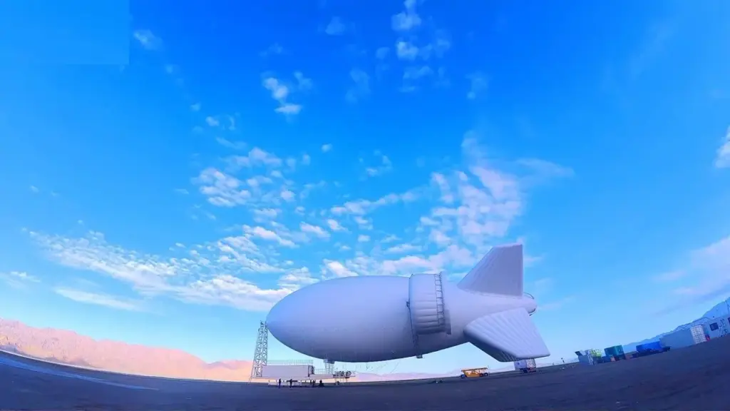 China coloca turbina eólica voadora sustentada por hélio a 4.000 metros, produz eletricidade durante teste completo e recupera de forma controlada equipamento de 67 metros conectado ao solo por um cabo especial China coloca turbina eólica voadora sustentada por hélio a 4.000 metros, produz eletricidade durante teste completo e recupera de forma controlada equipamento de 67 metros conectado ao solo por um cabo especial