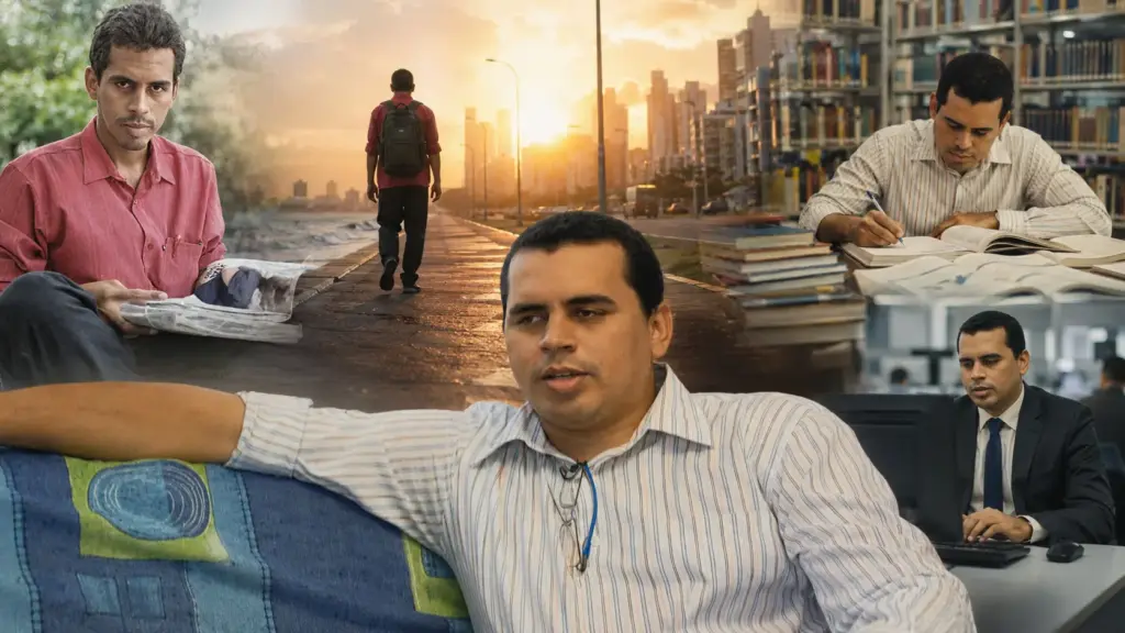 Depois de viver mais de 12 anos nas ruas do Recife, homem estuda sozinho em bibliotecas públicas e, com apenas R$ 2 no bolso no dia da prova, caminha 54 quilômetros, acerta 133 das 150 questões e conquista uma vaga no concurso do Banco do Brasil