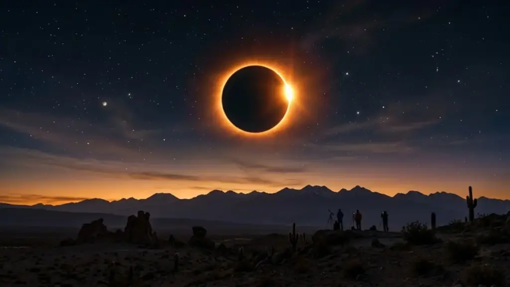 Um “anel de fogo” vai escurecer o céu do Brasil em pleno Carnaval de 2027; veja onde assistir ao eclipse solar anular
