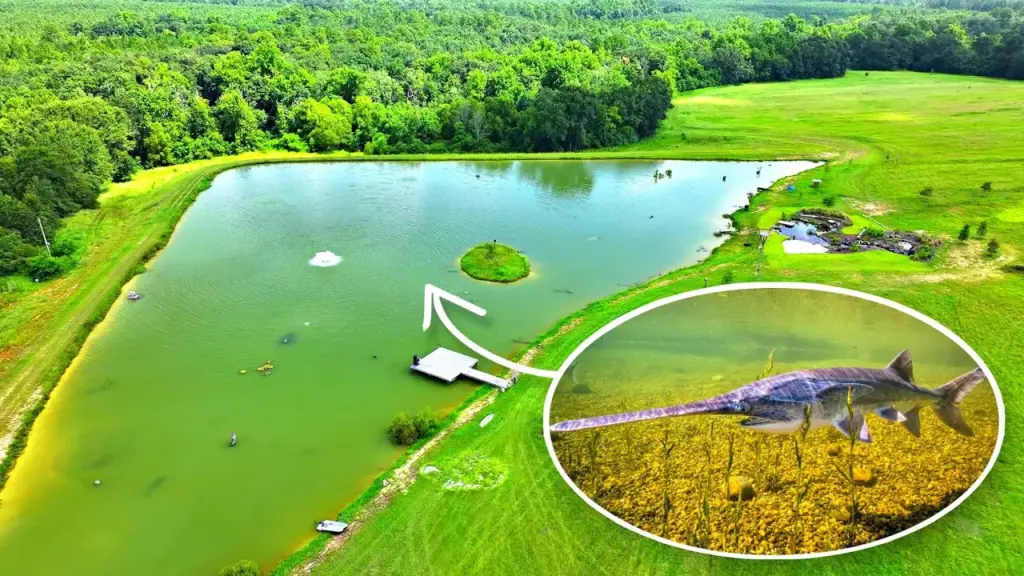 Fazendeiro enfrenta 1.000 dias de trabalho, cava sozinho um lago gigantesco no próprio quintal sem máquinas pesadas nem equipe e transforma a terra seca em um santuário de vida selvagem com peixes, águias e um segundo lago construído do zero