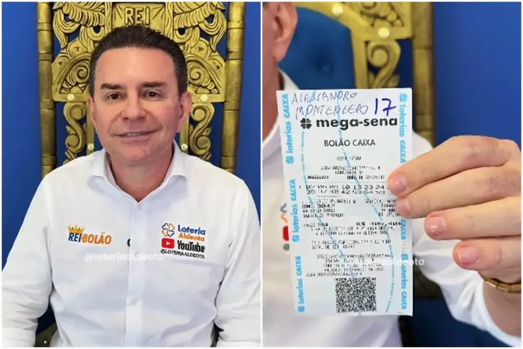 “Rei do Bolão” desafia as probabilidades, participa de apostas que acertam o prêmio principal 10 vezes em apenas oito meses, ganha duas Mega-Sena em menos de três meses e revela que repete as mesmas combinações há anos