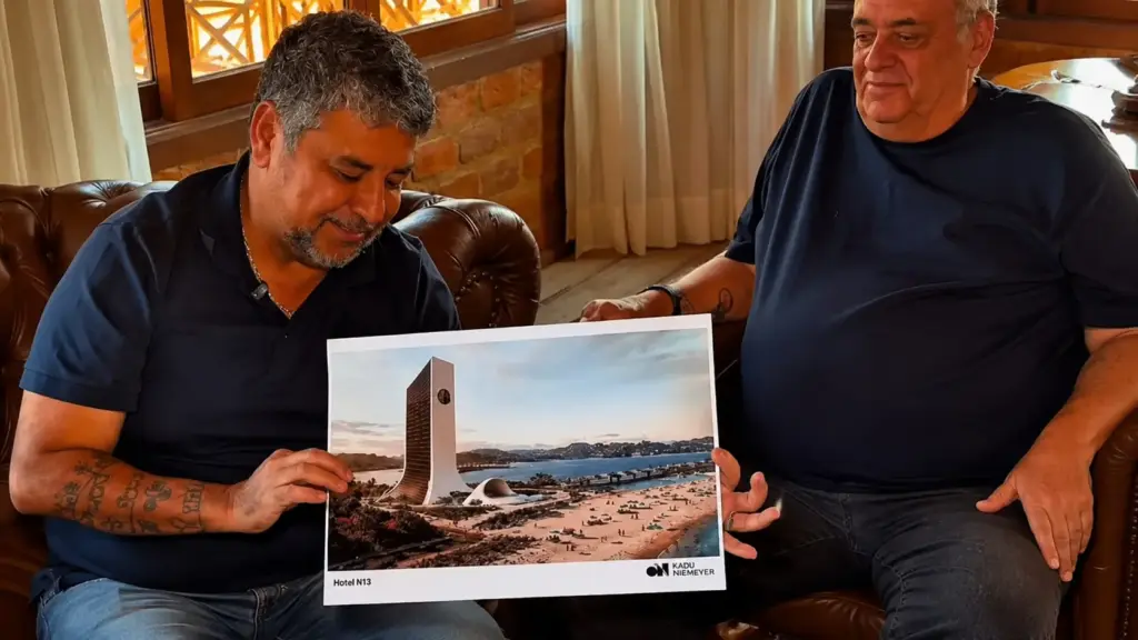 Maricá prepara hotel de 25 andares projetado por Oscar Niemeyer, com 174 quartos à beira-mar e negociação para ter a Vila Galé na operação