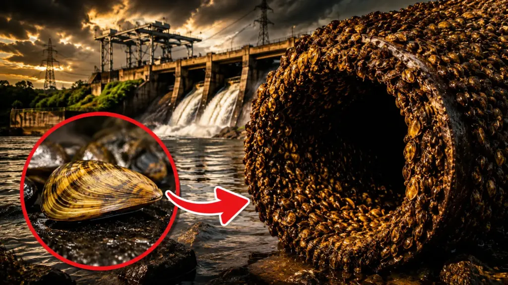 Um molusco de apenas 3 centímetros trazido da Ásia na água dos navios se espalhou por mais de 50 hidrelétricas brasileiras, entope tubulações e sistemas de resfriamento e já obriga usinas a gastar rios de dinheiro para combater uma praga que ninguém consegue mais erradicar