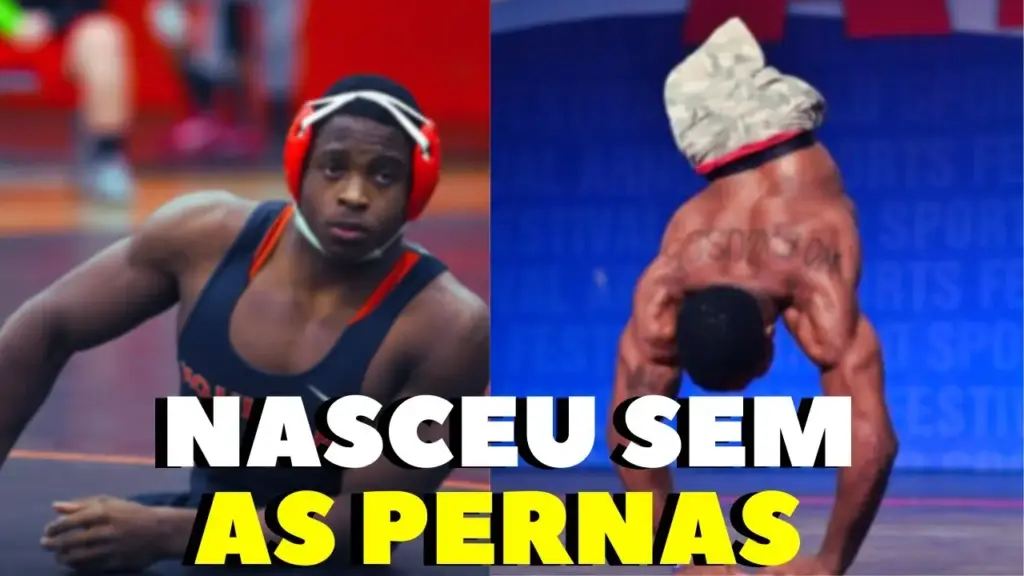 Nascido sem as pernas, jovem vira atleta, percorre 20 metros sobre as próprias mãos em apenas 4,78 segundos e ainda faz 248 flexões em três minutos para entrar três vezes no Guinness