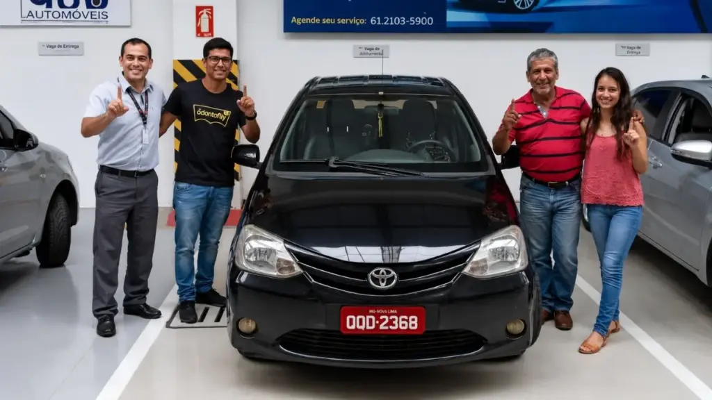 Taxista comprou um Toyota Etios 0 km em 2013, superou 1 milhão de quilômetros rodados e ainda mantém o motor original sem nunca ter sido aberto