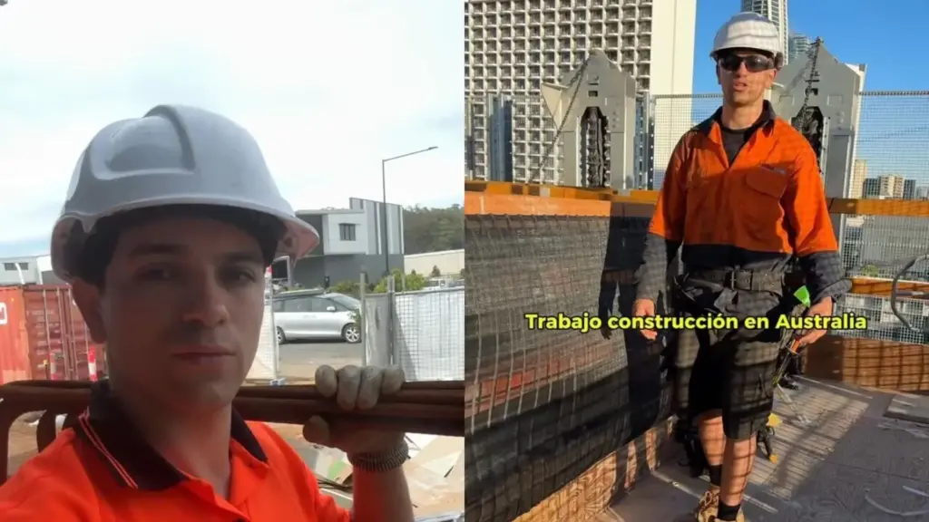 Depois de 8 horas de trabalho sob o sol da Austrália, trabalhador da construção civil volta para casa com US$ 320 no bolso e revela a rotina pesada que faz milhares de jovens deixarem seus países em busca de salários muito mais altos
