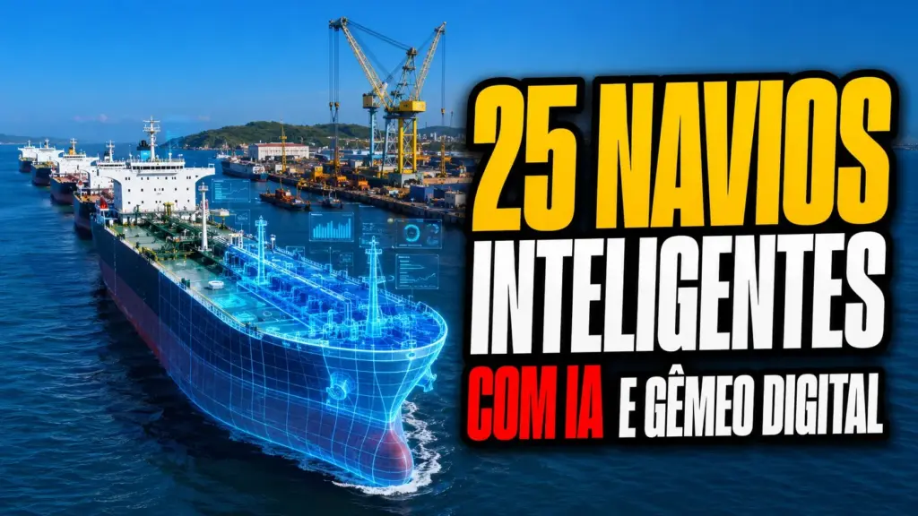 Transpetro prepara frota de 25 navios inteligentes com IA, gêmeo digital e motores preparados para etanol e metanol