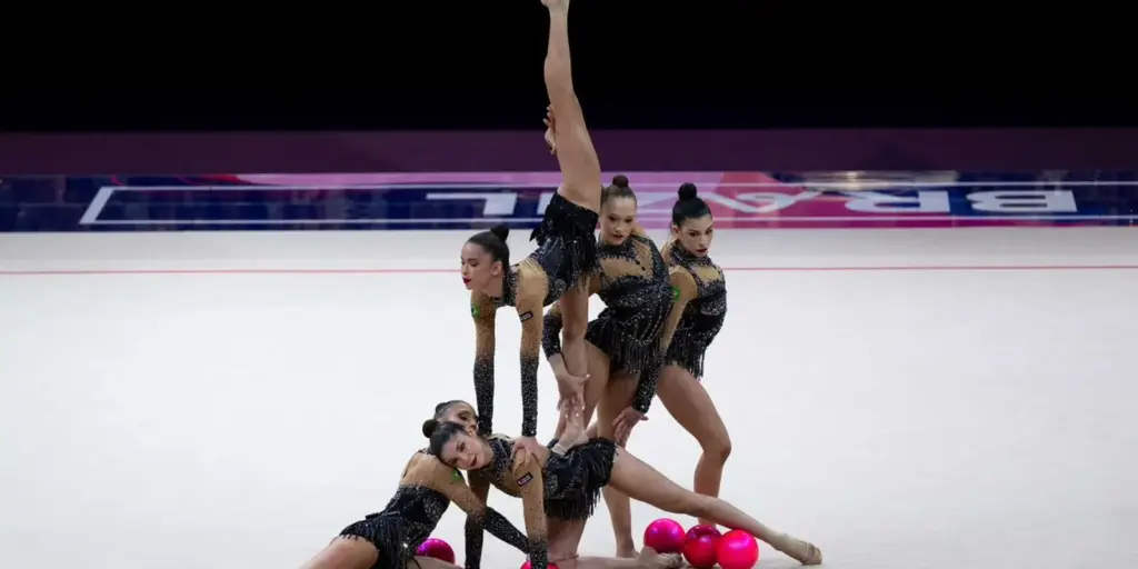 Ginástica rítmica: Brasil é bronze e garante vaga em Los Angeles 2028 Ginástica rítmica: Brasil é bronze e garante vaga em Los Angeles 2028