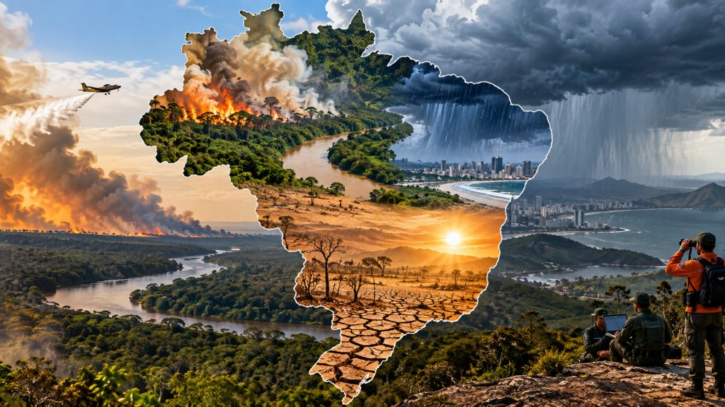 El Niño acende alerta no Brasil e governo lança site com previsões e orientações, além de R$ 1,3 bilhão, 4.410 brigadistas e 49 aeronaves