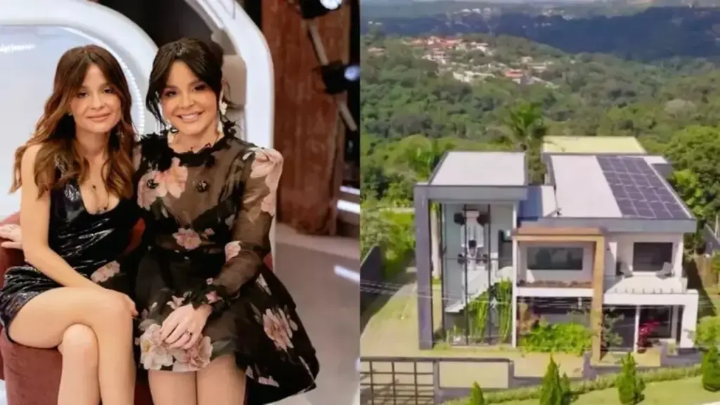 Nada de São Paulo ou Goiânia: Maiara e Maraisa inauguram mega mansão em Mairinque que une arquitetura moderna com a natureza e serve para moradia conjunta das duas irmãs, além de facilitar a logística de viagens de trabalho por diferentes cidades do Brasil Nada de São Paulo ou Goiânia: Maiara e Maraisa inauguram mega mansão em Mairinque que une arquitetura moderna com a natureza e serve para moradia conjunta das duas irmãs, além de facilitar a logística de viagens de trabalho por diferentes cidades do Brasil