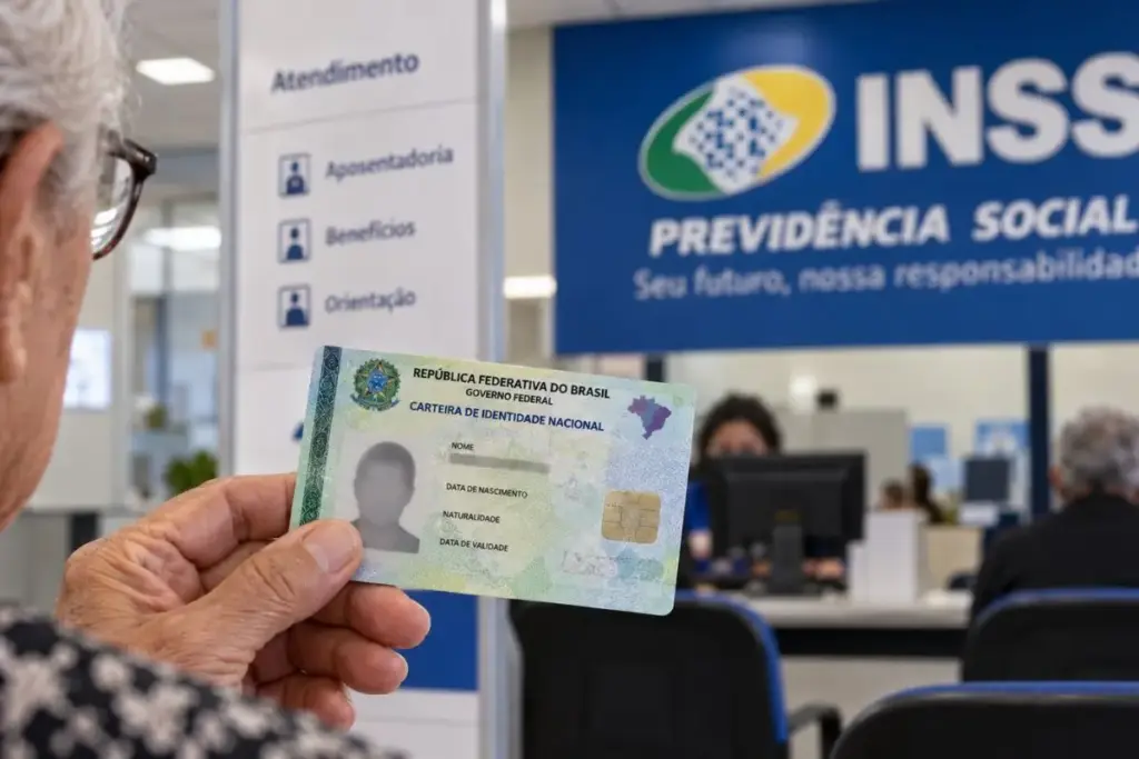 A partir de janeiro de 2028 o INSS passará a exigir a Carteira de Identidade Nacional em processos de aposentadoria, mas desde maio deste ano quem não tem biometria na CNH ou no Título de Eleitor já precisa apresentar o documento para pedir benefício, com isenção para segurados acima de 80 anos A partir de janeiro de 2028 o INSS passará a exigir a Carteira de Identidade Nacional em processos de aposentadoria, mas desde maio deste ano quem não tem biometria na CNH ou no Título de Eleitor já precisa apresentar o documento para pedir benefício, com isenção para segurados acima de 80 anos