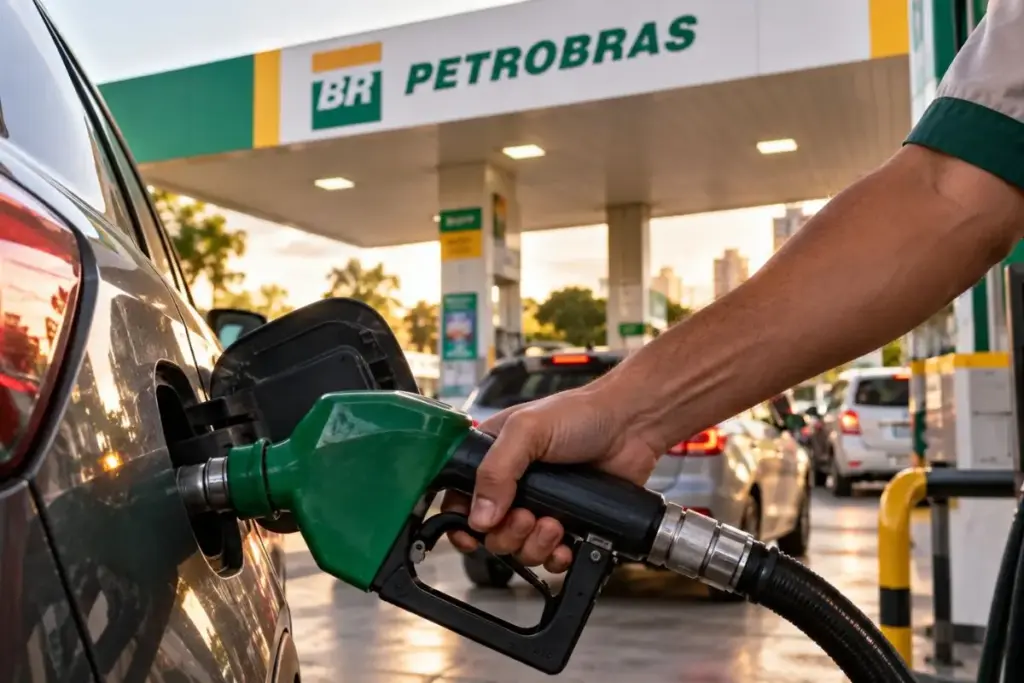 A partir desta quinta-feira (10) a Petrobras retira o desconto de R$ 0,44 e soma um aumento de R$ 0,19 na gasolina vendida às distribuidoras, elevando o litro a R$ 3,24, mas o governo federal cortou PIS/Pasep e Cofins exatamente nos mesmos R$ 0,63 e o motorista não sentirá a diferença na bomba