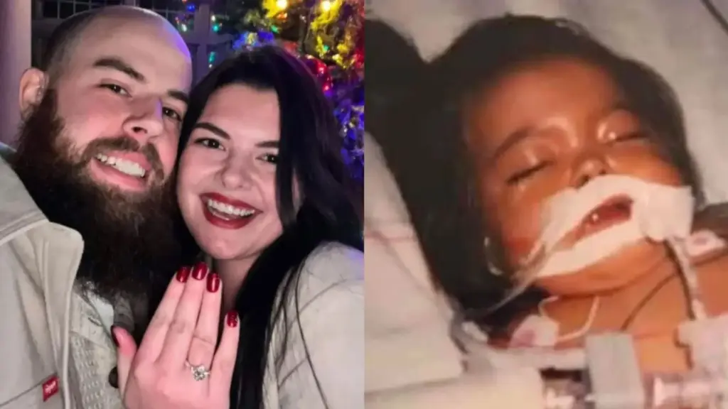 Aos 19 meses e com apenas três dias de expectativa de vida sem transplante, mulher recebe o fígado de um menino de 10 anos morto em acidente e, 23 anos depois, se prepara para casar com o irmão mais novo do doador, após uma amizade construída desde a infância virar romance Aos 19 meses e com apenas três dias de expectativa de vida sem transplante, mulher recebe o fígado de um menino de 10 anos morto em acidente e, 23 anos depois, se prepara para casar com o irmão mais novo do doador, após uma amizade construída desde a infância virar romance