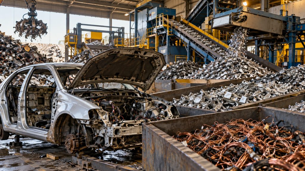 BMW testa reciclagem de carros descartados e eleva de 6% para 51% o potencial de recuperar materiais com qualidade para novos usos industriais BMW testa reciclagem de carros descartados e eleva de 6% para 51% o potencial de recuperar materiais com qualidade para novos usos industriais