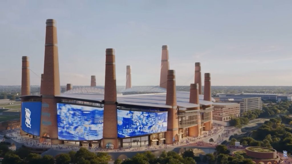 Time de futebol da Inglaterra compra 1 milhão de tijolos de hospital antigo para construir mega estádio de 62 mil lugares Time de futebol da Inglaterra compra 1 milhão de tijolos de hospital antigo para construir mega estádio de 62 mil lugares