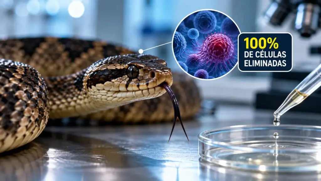 Cientistas encontram no sangue de cascavel proteínas que neutralizam veneno e criam combinação 10 vezes mais potente que antiveneno atual em testes de laboratório