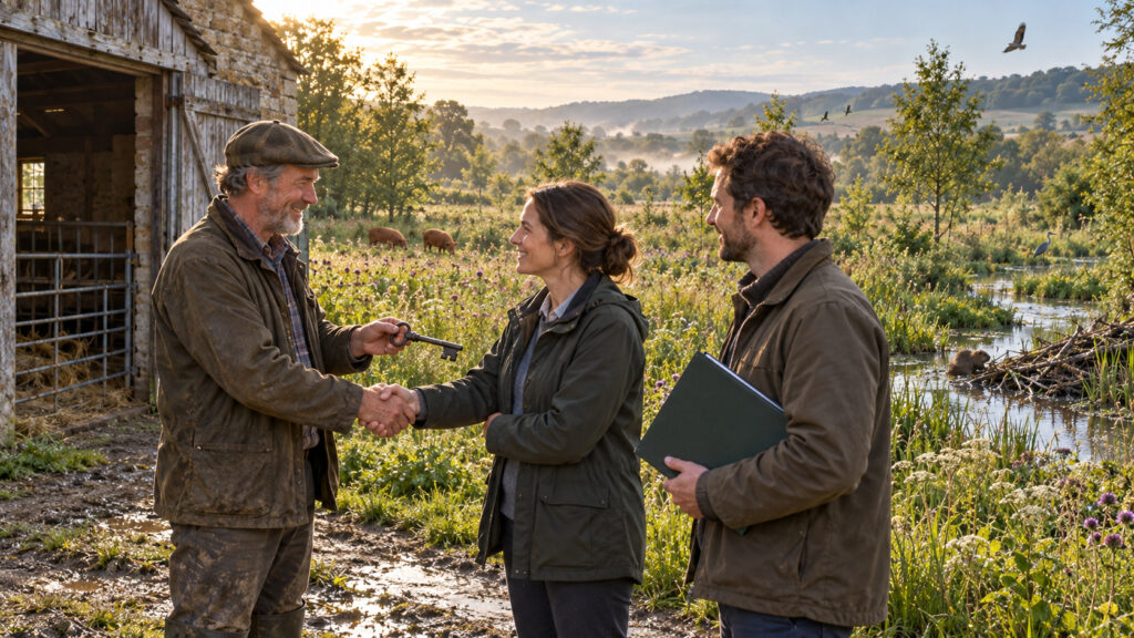 Instituição compra antiga fazenda leiteira de 190 hectares, reduz a interferência humana e, apenas três anos depois, encontra uma transformação surpreendente: espécies de aves saltam de 67 para 94, borboletas mais que dobram e animais passam a reconstruir sozinhos uma paisagem antes dominada pela produção agrícola