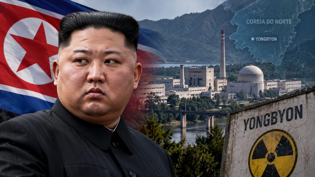Coreia do Norte amplia complexo nuclear de Yongbyon com nova instalação identificada pela AIEA, movimento que aumenta as preocupações sobre a capacidade de produção de material nuclear do país e pode elevar tensões geopolíticas no leste asiático