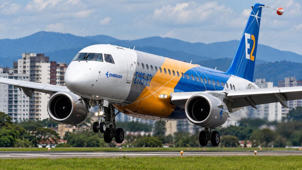 Embraer transforma família E2 em sucesso comercial com jatos de até 146 passageiros, motores de nova geração e entregas mais rápidas que Airbus e Boeing Embraer transforma família E2 em sucesso comercial com jatos de até 146 passageiros, motores de nova geração e entregas mais rápidas que Airbus e Boeing