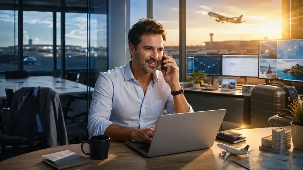Ele era vice-presidente de marketing, começou a vender viagens como atividade paralela, bateu US$ 1 milhão em reservas em apenas 6 meses e deixou carreira de 15 anos para trabalhar por conta própria Ele era vice-presidente de marketing, começou a vender viagens como atividade paralela, bateu US$ 1 milhão em reservas em apenas 6 meses e deixou carreira de 15 anos para trabalhar por conta própria