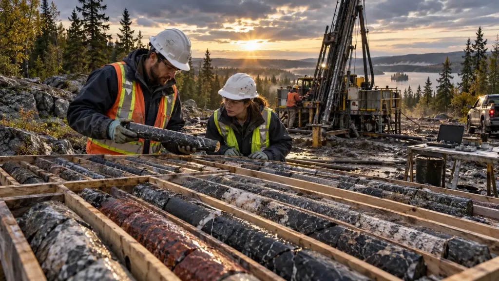 Empresa perfura depósito de terras raras no Canadá, encontra mineralização por mais de 400 metros, atravessa zona com 5% de óxidos e sistema continua 275 metros abaixo da cava projetada Empresa perfura depósito de terras raras no Canadá, encontra mineralização por mais de 400 metros, atravessa zona com 5% de óxidos e sistema continua 275 metros abaixo da cava projetada