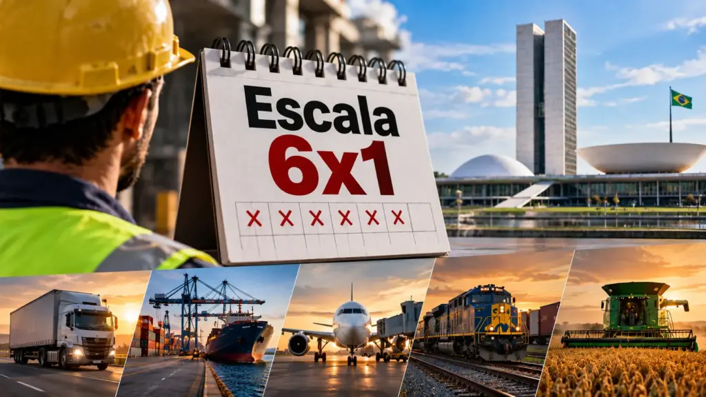 Fim da escala 6×1 pode provocar mudanças em 5 setores estratégicos da economia, mas instituto de logística alerta para impactos em custos, operações e disponibilidade de mão de obra, colocando empresas diante de uma nova realidade trabalhista Fim da escala 6×1 pode provocar mudanças em 5 setores estratégicos da economia, mas instituto de logística alerta para impactos em custos, operações e disponibilidade de mão de obra, colocando empresas diante de uma nova realidade trabalhista