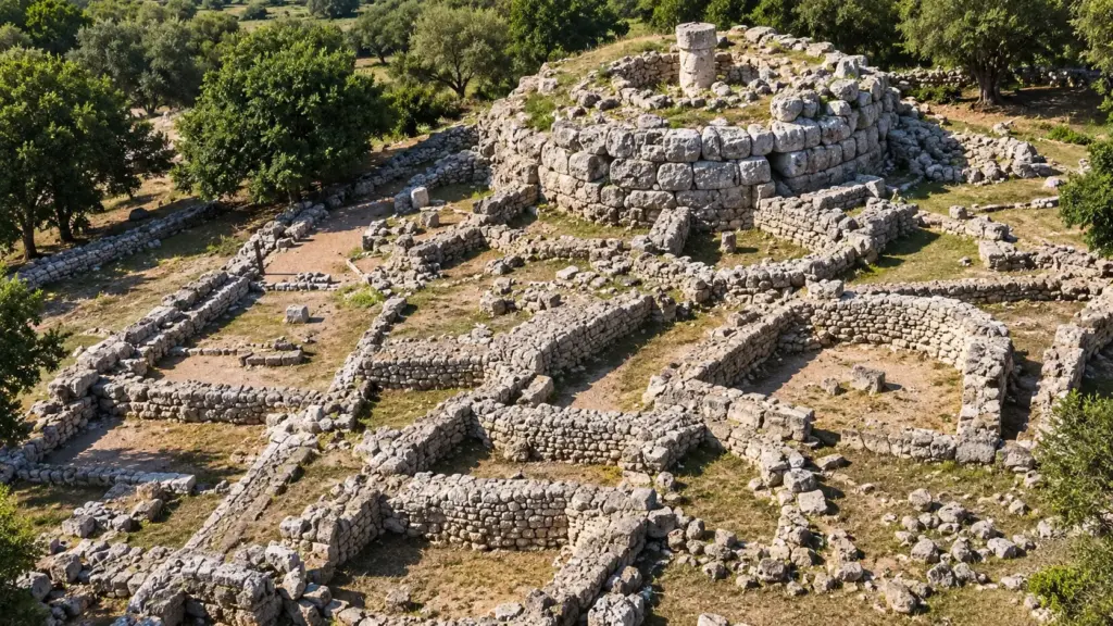 Arqueólogos limpam vegetação para construir museu em Mallorca e descobrem quarto talayot pré-histórico escondido, com coluna central, enormes blocos de pedra e novas pistas sobre antiga comunidade Arqueólogos limpam vegetação para construir museu em Mallorca e descobrem quarto talayot pré-histórico escondido, com coluna central, enormes blocos de pedra e novas pistas sobre antiga comunidade