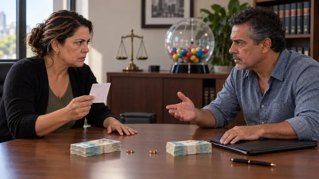 Dona de barraca de lanches ganha R$ 103 milhões na Mega-Sena, casa-se 22 dias depois, entrega R$ 12 milhões ao marido e aos filhos dele e caso termina em disputa judicial pela metade da fortuna Dona de barraca de lanches ganha R$ 103 milhões na Mega-Sena, casa-se 22 dias depois, entrega R$ 12 milhões ao marido e aos filhos dele e caso termina em disputa judicial pela metade da fortuna