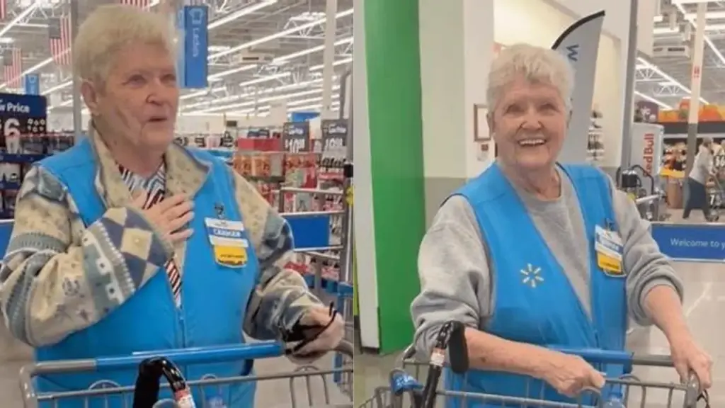 Cliente vê funcionária de 82 anos trabalhando no Walmart com bengala e se apoiando em carrinho, descobre que ela tinha apenas cerca de R$ 255 na conta e enfrentava dificuldades para pagar despesas médicas, grava um vídeo e cria vaquinha que explode para mais de R$ 666 mil após 15,4 milhões de visualizações
