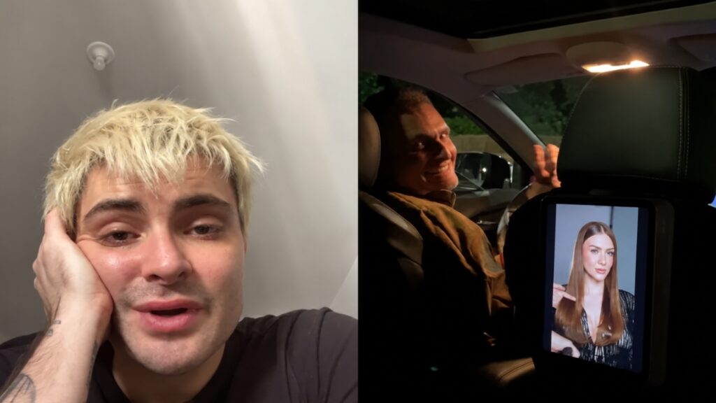 Motorista de aplicativo de 57 anos instala tablet no carro para divulgar trabalho do filho maquiador aos passageiros, e gesto ajuda profissional a ganhar mais de 100 mil seguidores