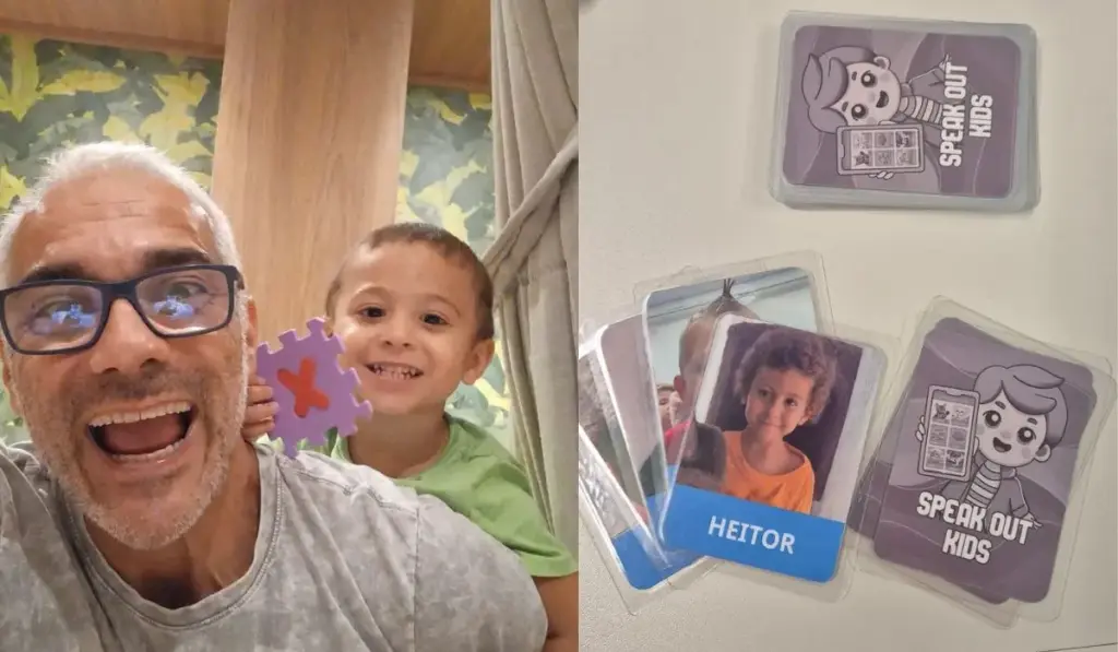 Sem nunca ter criado um aplicativo, pai catarinense transforma a dificuldade do filho autista de 3 anos em missão pessoal, passa madrugadas, noites e férias aprendendo tecnologia e cria ferramenta com 600 palavras e 140 sons que acaba ultrapassando 347 mil instalações em 22 idiomas