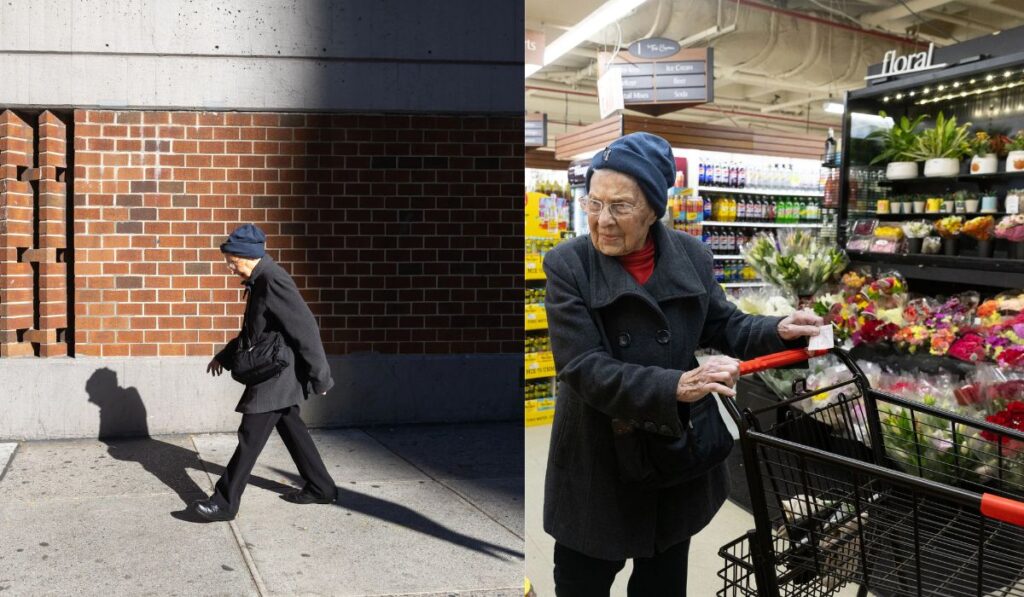 Aos 102 anos, Hilda mora sozinha a poucos quarteirões da Times Square, carrega as próprias compras, pega ônibus para ir ao médico e à ópera, limpa a casa, lava roupa e cuida das finanças sem bengala ou andador, após decidir recomeçar sozinha em Nova York aos 88 Aos 102 anos, Hilda mora sozinha a poucos quarteirões da Times Square, carrega as próprias compras, pega ônibus para ir ao médico e à ópera, limpa a casa, lava roupa e cuida das finanças sem bengala ou andador, após decidir recomeçar sozinha em Nova York aos 88