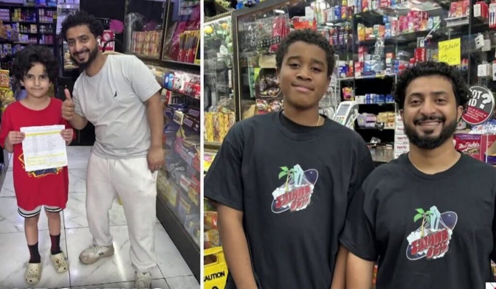 Gerente de mercearia começa a pedir que crianças levem o boletim até o caixa, troca boas notas e melhora na escola por lanches e até US$ 100 e vê brincadeira de bairro virar campanha de mais de US$ 500 mil, capaz de distribuir material escolar a mais de 3 mil alunos