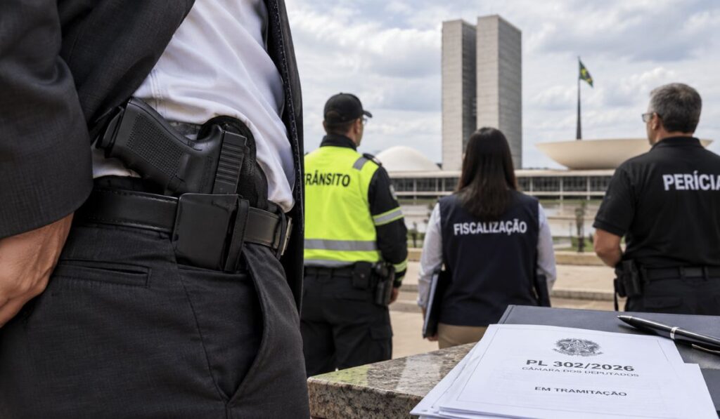 Porte de arma pode chegar a milhares de novos profissionais no Brasil após proposta avançar na Câmara e incluir agentes de trânsito, fiscais, peritos e outras 6 categorias