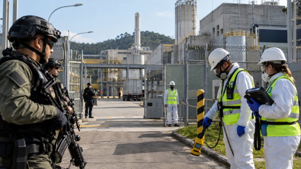Fábrica de combustível nuclear em Resende simula exposição à radiação e invasão por quatro invasores armados ao mesmo tempo para testar resposta de emergência no RESEX 2026