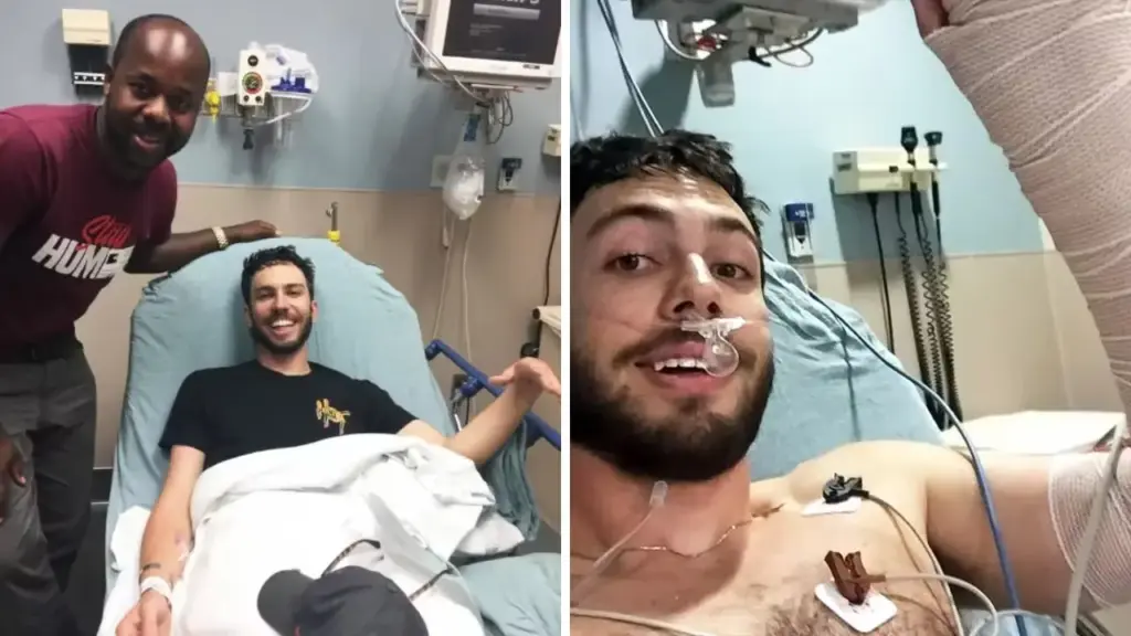 Universitário quebra o pulso andando de skate, chama um Uber por medo do custo da ambulância e motorista não apenas o leva de graça ao hospital, mas deixa de aceitar corridas por 6 horas para ficar ao lado dele