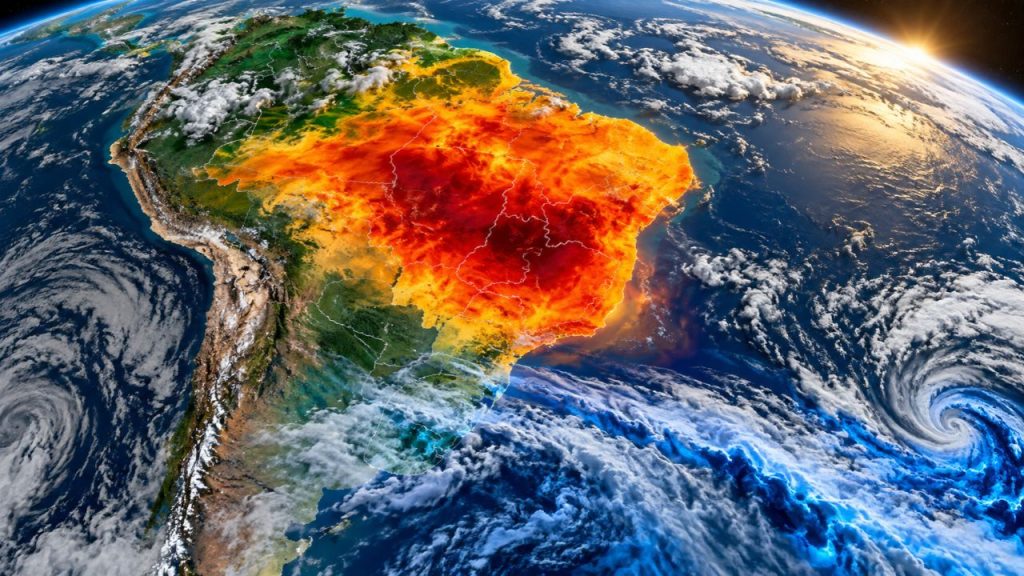 Brasil entra na primeira grande onda de calor da primavera com até 40 °C em seis estados, enquanto o Super El Niño bloqueia frentes frias e intensifica o calor Brasil entra na primeira grande onda de calor da primavera com até 40 °C em seis estados, enquanto o Super El Niño bloqueia frentes frias e intensifica o calor