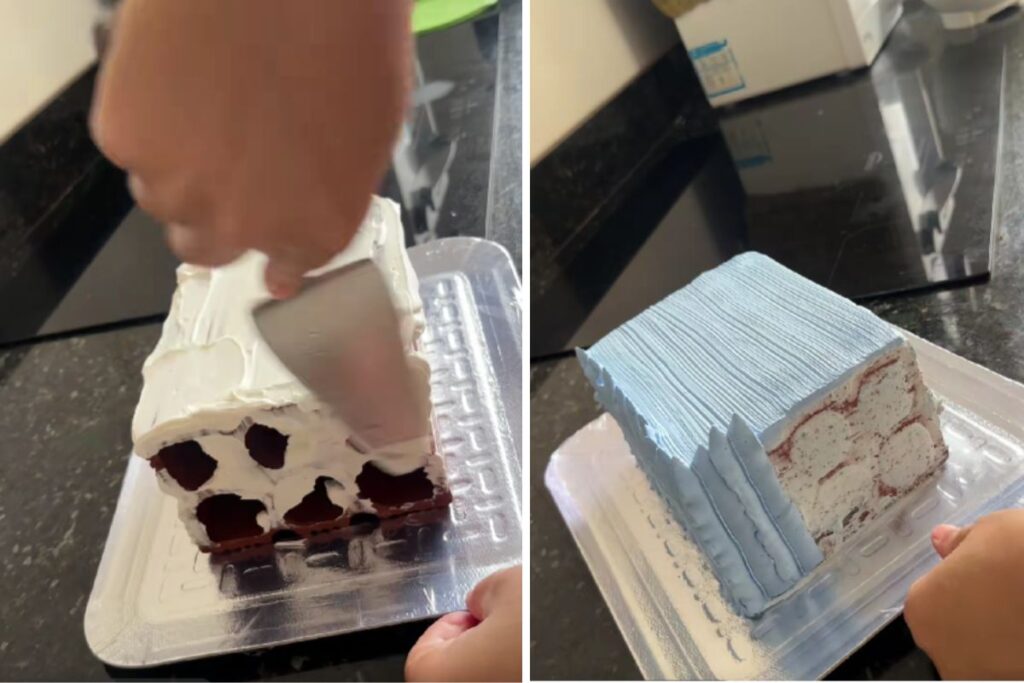 Confeiteira Nathy levou calote de R$ 450, cobriu um tijolo de chantilly na próxima encomenda e o vídeo passou de 24 milhões de visualizações