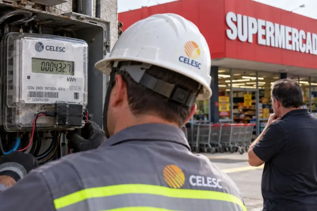 Dono de supermercado em SC adultera medidor para registrar só cerca de um terço da energia consumida, deixa Celesc com prejuízo calculado em R$ 129,3 mil e acaba condenado por estelionato, multa, serviços comunitários e indenização que ainda terá juros e correção