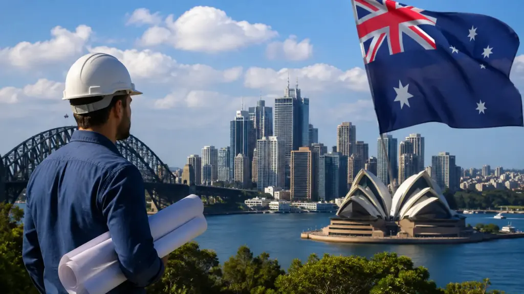 Engenheiros brasileiros chegam à Austrália com diploma, anos de experiência e planos de carreira, mas esbarram na migração qualificada, precisam provar formalmente a própria formação e podem esperar até 15 semanas apenas para ter o processo analisado por um assessor Engenheiros brasileiros chegam à Austrália com diploma, anos de experiência e planos de carreira, mas esbarram na migração qualificada, precisam provar formalmente a própria formação e podem esperar até 15 semanas apenas para ter o processo analisado por um assessor