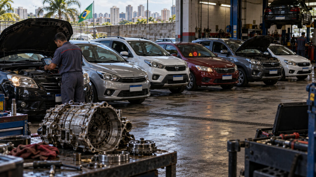Estes são 6 carros automáticos usados que mais apresentam defeitos no Brasil em 2026, segundo histórico do Procon e Reclame Aqui, com reparos que podem passar de R$ 15 mil