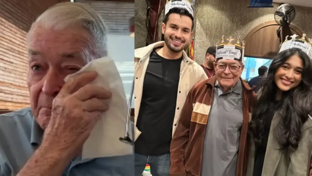 Família se muda para nova casa e conhece vizinho idoso que morava sozinho, começa a levá-lo à igreja e incluí-lo em aniversários e feriados até transformá-lo em parte da família; uma década depois, aos 87 anos, ele ganha aparelhos auditivos pagos, ajuda financeira e até convite para morar com eles se precisar Família se muda para nova casa e conhece vizinho idoso que morava sozinho, começa a levá-lo à igreja e incluí-lo em aniversários e feriados até transformá-lo em parte da família; uma década depois, aos 87 anos, ele ganha aparelhos auditivos pagos, ajuda financeira e até convite para morar com eles se precisar