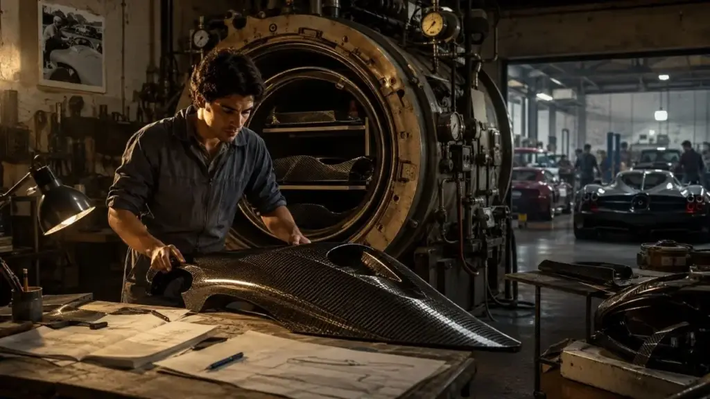 Filho de padeiro argentino chega à Itália praticamente do zero, consegue ajuda de Fangio para bater à porta de Ferrari, Lamborghini, Maserati, Alfa Romeo e Dallara, começa carreira na Lamborghini, pega empréstimo para comprar sozinho uma autoclave de fibra de carbono e anos depois transforma a própria obsessão em uma das marcas de hypercars mais caras do mundo