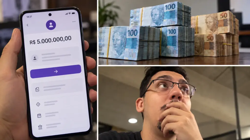 Homem recebe Pix de R$ 5 milhões por engano, devolve cada centavo, ganha R$ 50 mil como recompensa e, tempos depois, afirma ter descoberto uma cobrança tributária de R$ 1,3 milhão em seu nome