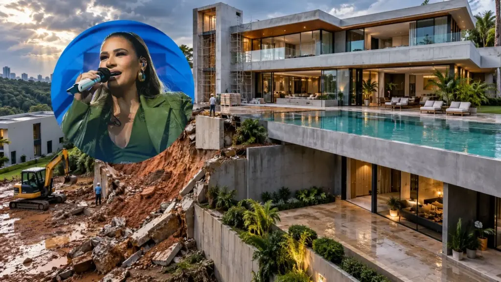 Mega mansão de 1,75 mil m² em SP, projetada com 4 níveis e elevador, supera 4 quadras oficiais de basquete, pertence à sertaneja ‘ricaça’ e está no centro de disputa judicial