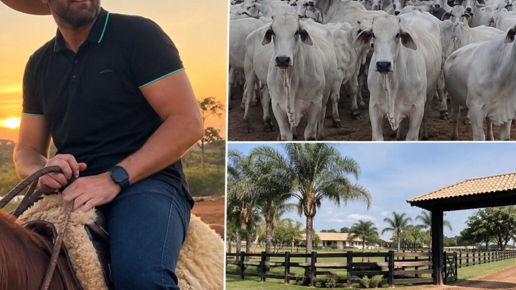 Aos 36 anos, sertanejo brasileiro transformou refúgio familiar em uma operação no agronegócio que participa de leilões virtuais e presenciais, reúne genética de elite e movimenta cifras milionárias no interior de São Paulo