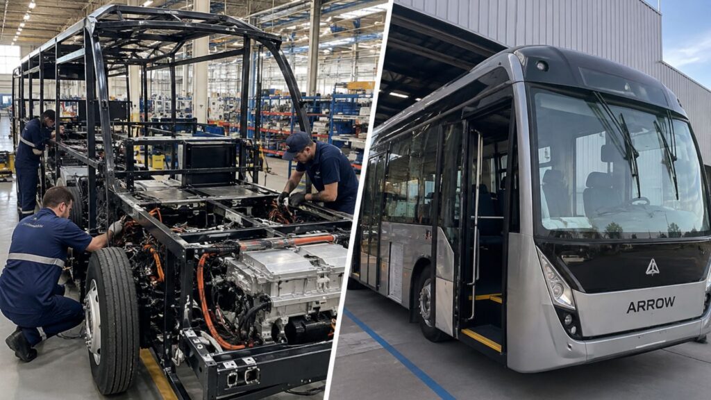 Brasileira cria micro-ônibus elétrico com autonomia de 200 km por carga e agora vende sua ideia