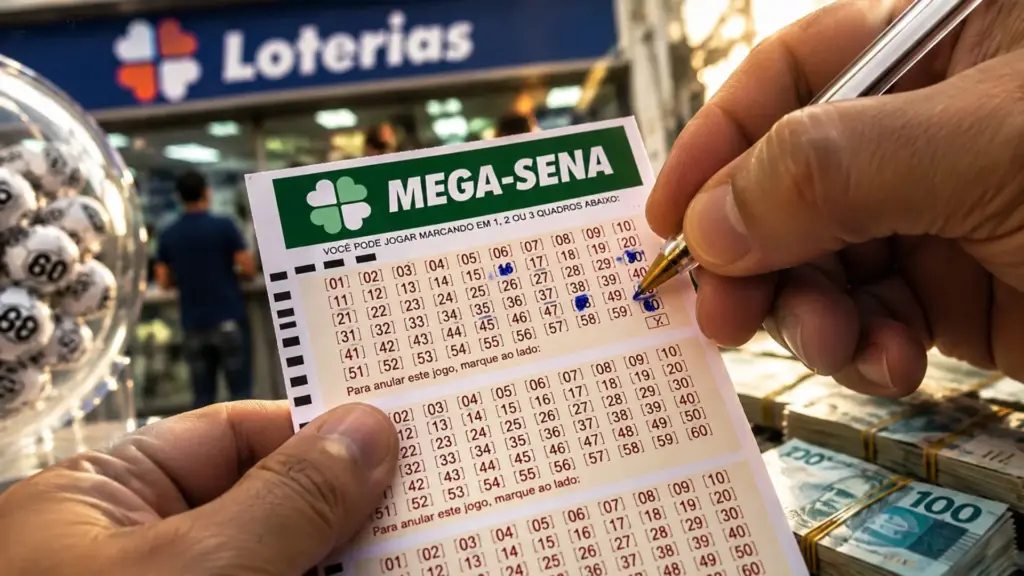 Apostador em Goiás tem dia de sorte, acerta dezenas e leva parte do prêmio em Mega-Sena de R$ 36 milhões