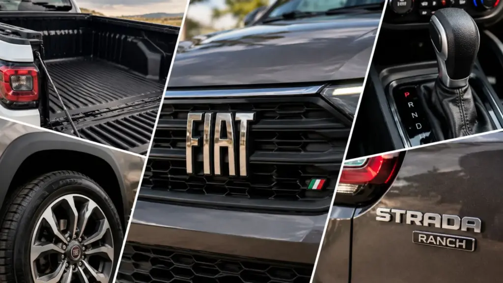Ela superou o Onix, Polo, Hilux e a T-Cross: com motor de até 130 cv, caçamba de 1.354 litros e versões usadas desde R$ 61.900, esta picape esconde três propostas bem diferentes; veja 3 opções de Fiat Strada usada
